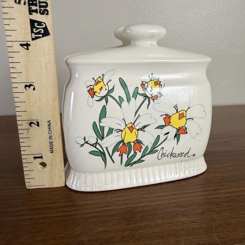 Vintage Petal Pets Chickweed Ceramic Napkin Holder Cottagecore Japan Artmark1989